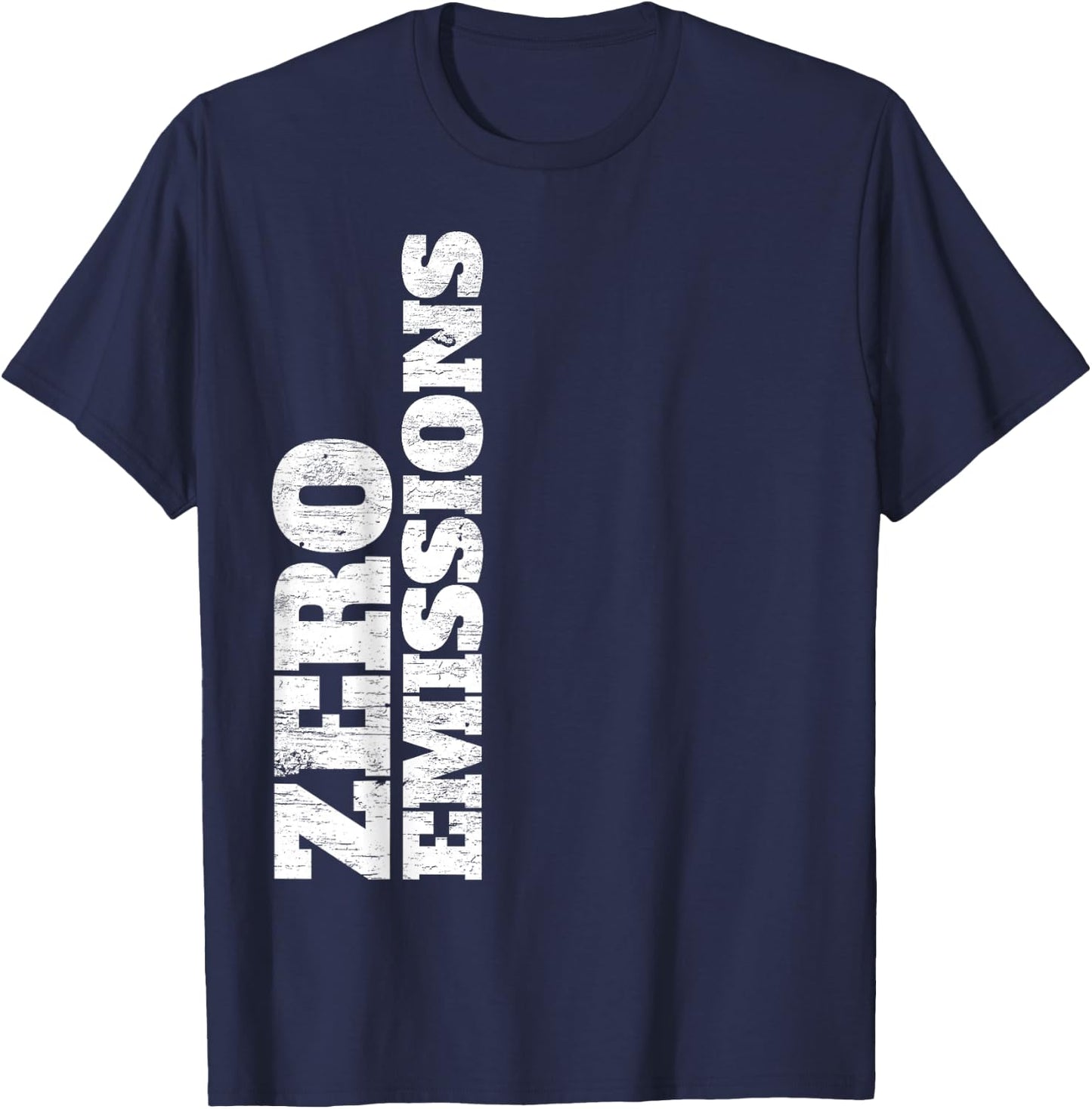 Electric Vehicle Zero Emissions EV Car Driver Electric Cars T-Shirt - T-Shirt | Navy