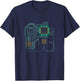 Computer processor, microchip, technology T-Shirt - T-Shirt | Navy