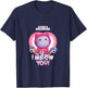 Kids DreamWorks Gabby's Dollhouse Valentine's I Me-Ow You! T-Shirt - T-Shirt | Navy