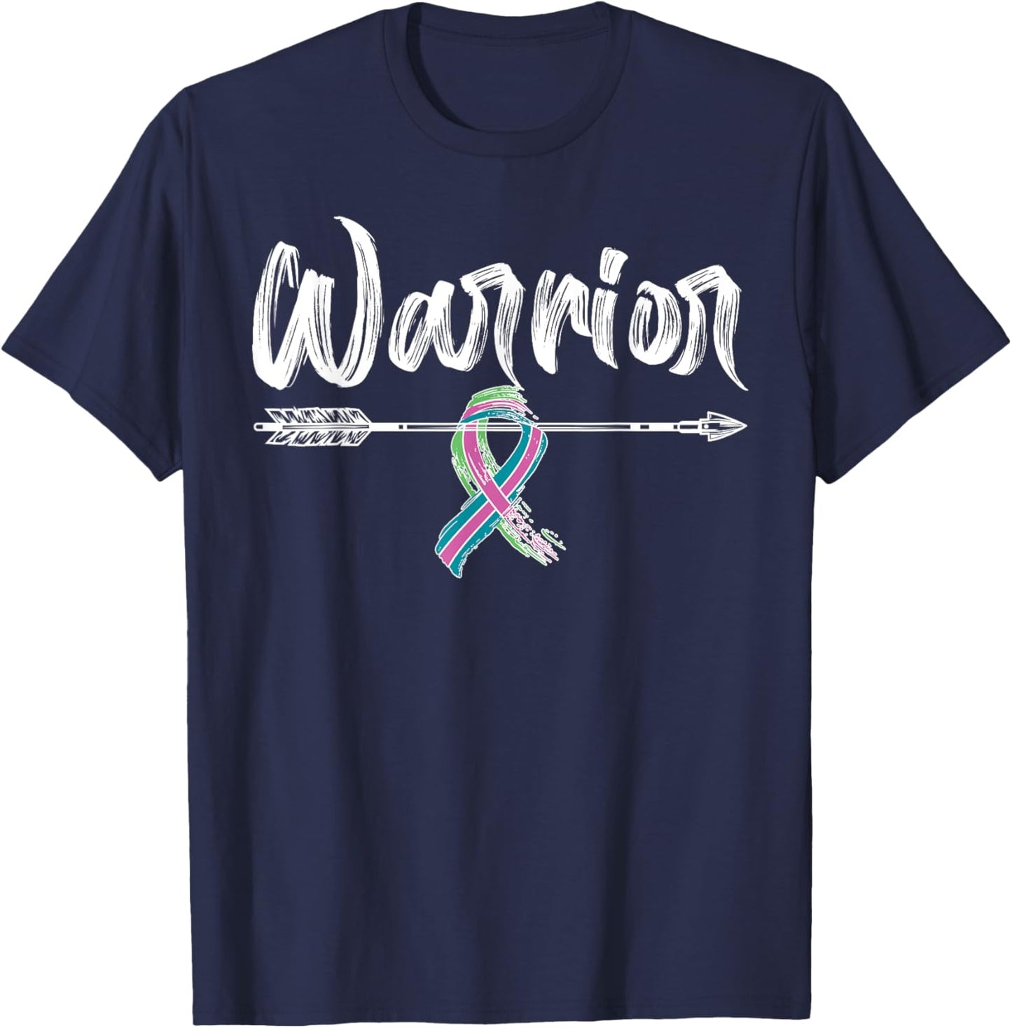 Metastatic Breast Cancer Awareness Month Warrior Survivor T-Shirt - T-Shirt | Navy