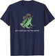Frog With Cowboy Hat You've Yee'd Your Last Haw Jokes T-Shirt - T-Shirt | Navy