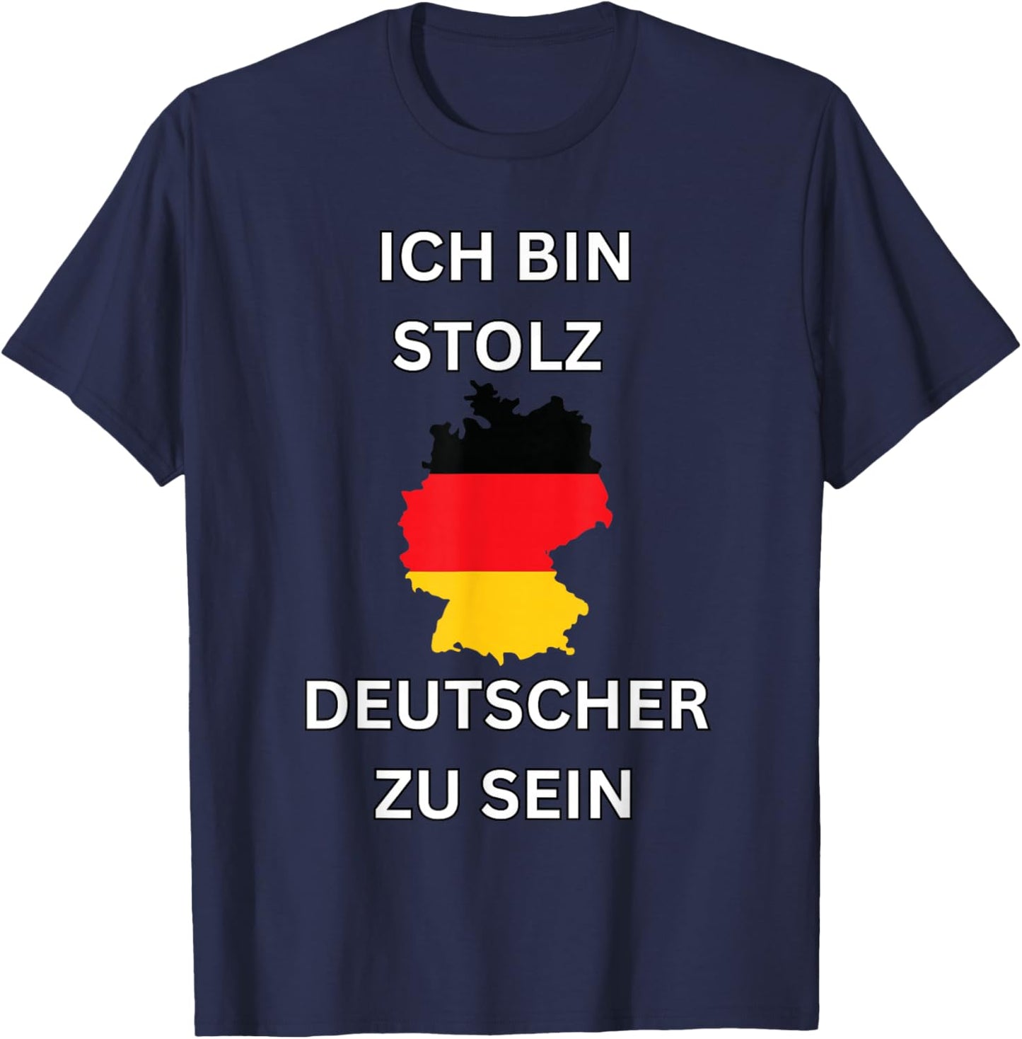 Ich bin stolz darauf, deutsches Design zu sein T-Shirt - T-Shirt | Navy