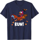 Thanksgiving Turkey Running Outfit Gear Costume Turkey Trot T-Shirt - T-Shirt | Navy