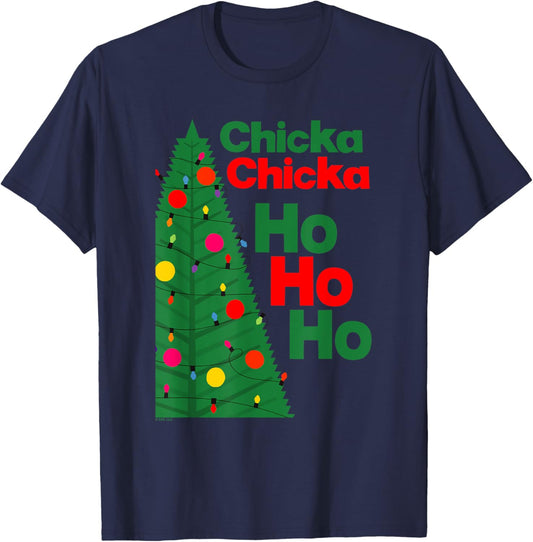Chicka Chicka Boom Boom Christmas, Ho Ho Ho T-Shirt - T-Shirt | Navy