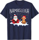 Funny Christmas Yoga Gift NamaSleigh Christmas Yoga Namaste T-Shirt - T-Shirt | Navy
