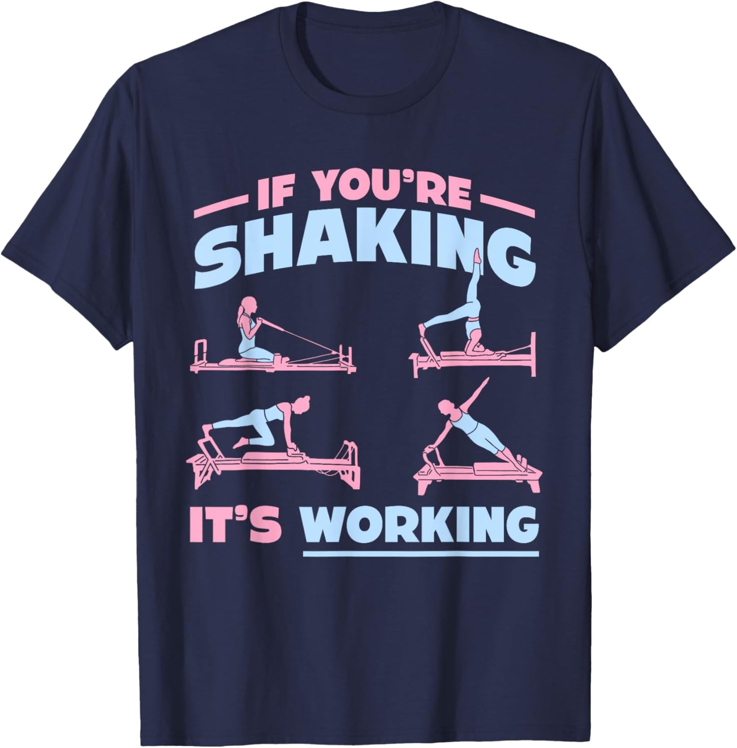 Funny Pilates T-Shirt - T-Shirt | Navy