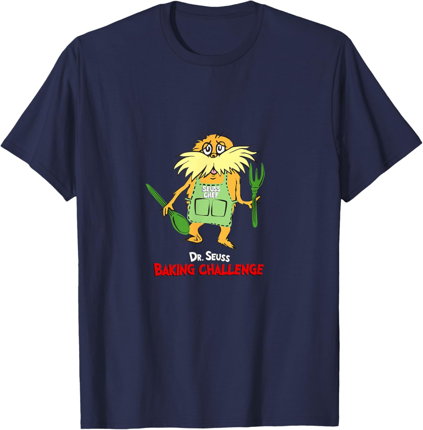 Dr. Seuss Baking Challenge The Lorax T-Shirt - T-Shirt | Navy