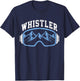 Whistler Ski Snowboard Mountain Bike Goggles Souvenir T-Shirt - T-Shirt | Navy