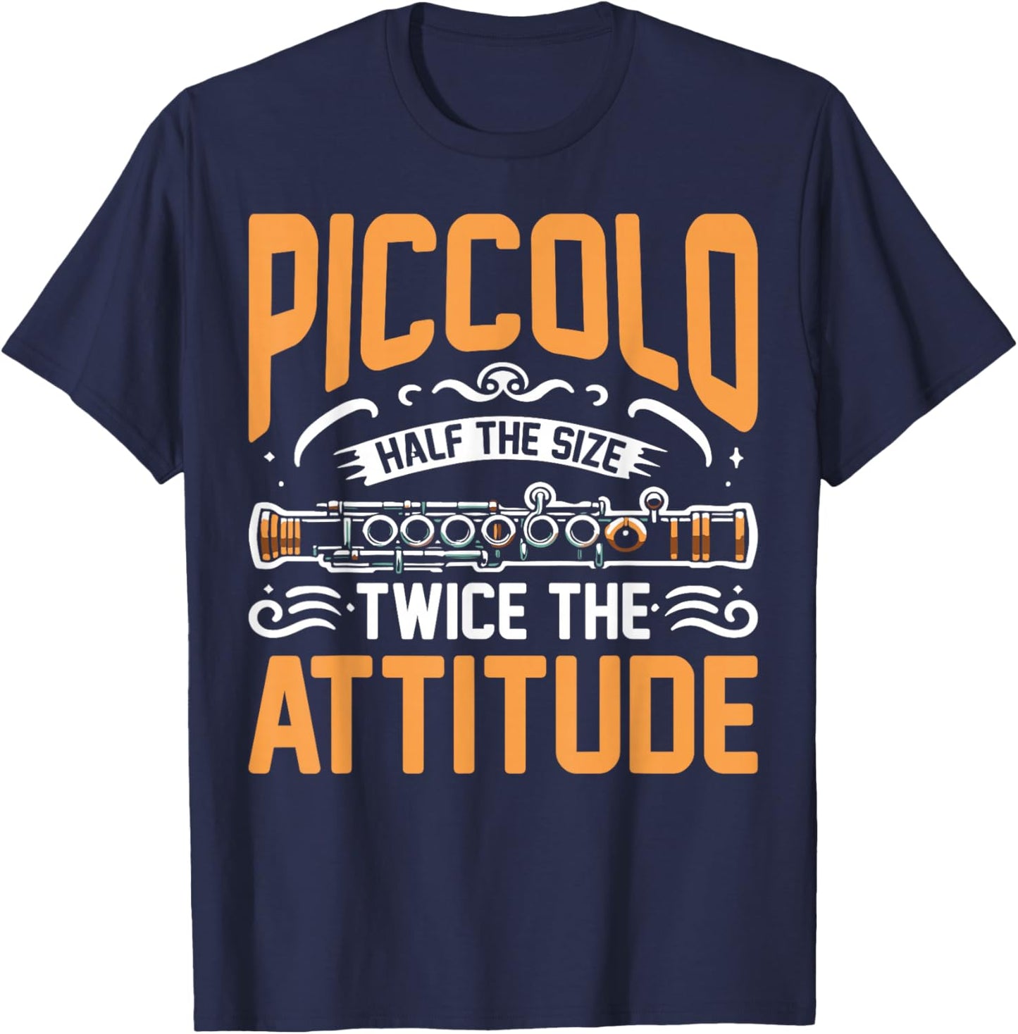 Piccolo Half the Size Twice the Attitude Piccolo T-Shirt - T-Shirt | Navy