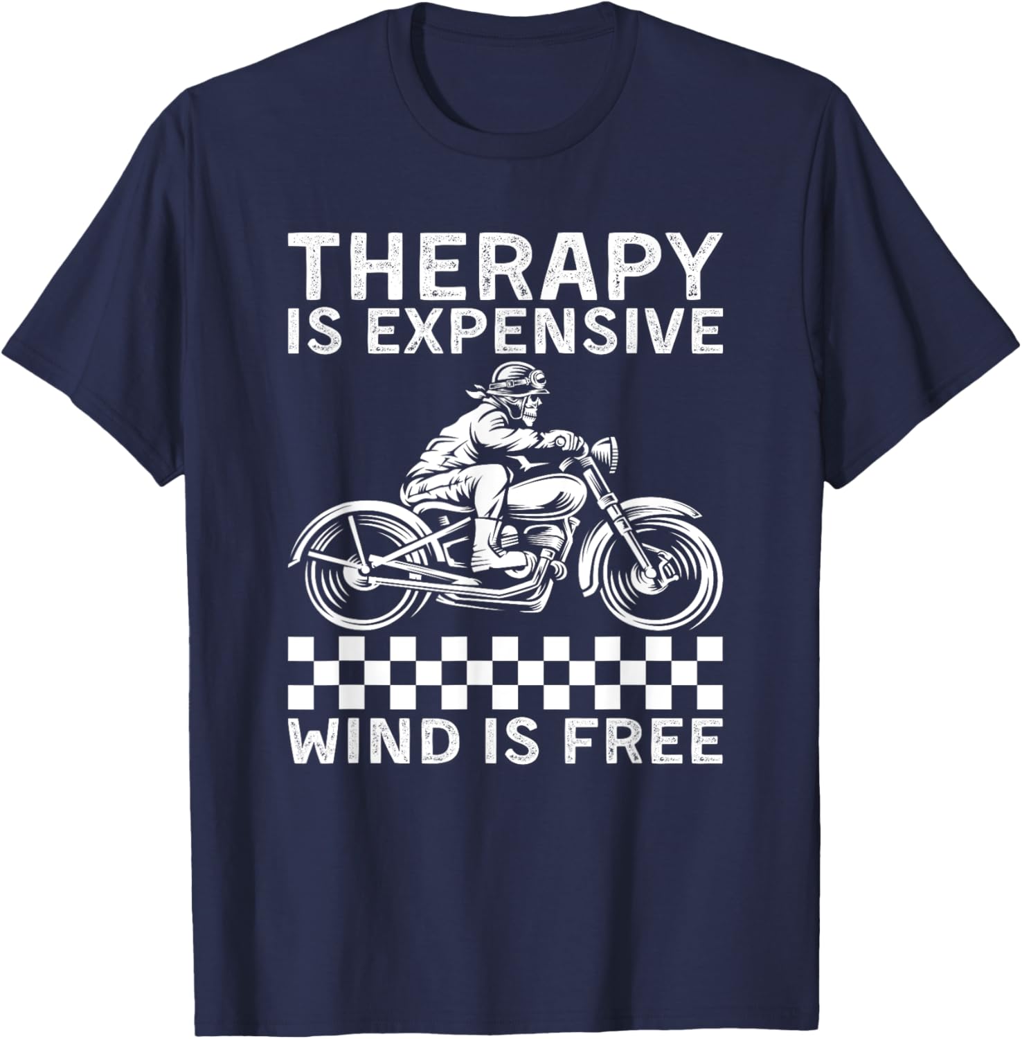 Cool Motorcycle Women Motorcycle Lovers Bike Rider T-Shirt - T-Shirt | Navy