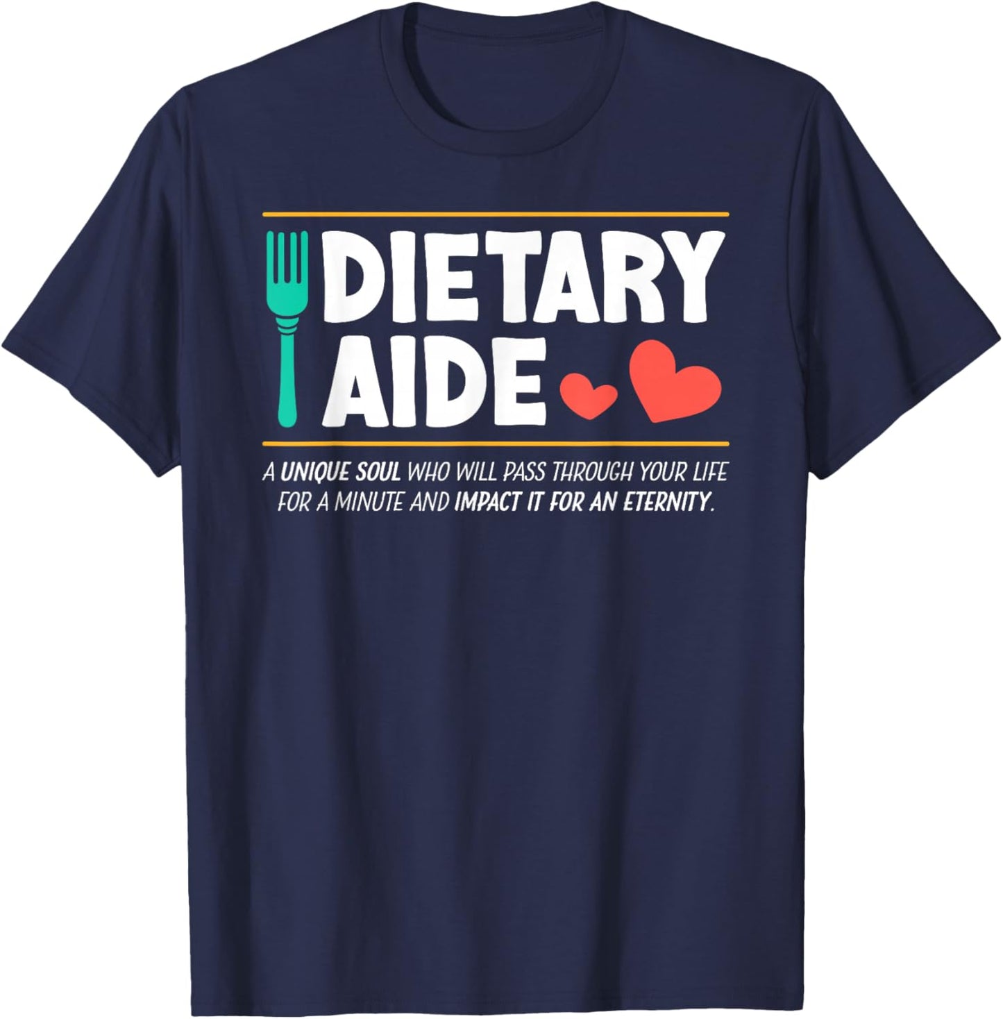 Dietary Aide Definition T-Shirt - T-Shirt | Navy