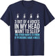 3 Out Of 4 Voices In My Head Want To Sleep - Funny T-Shirt - T-Shirt | Navy