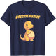 Pregosaurus Baby Ankündigung für Schwangere Dinosaurier T-Shirt - T-Shirt | Navy