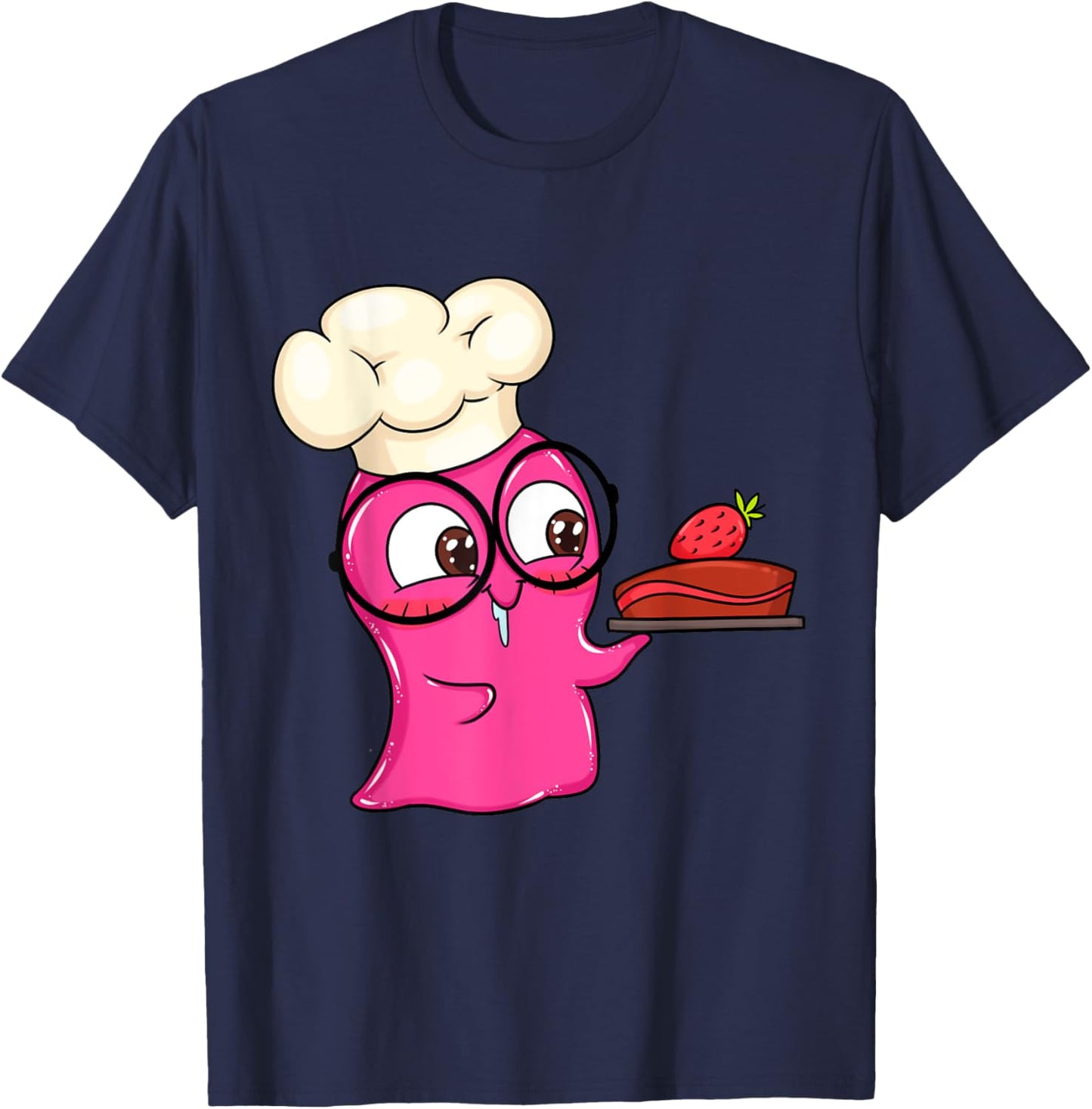 Slime Sam is a Chef T-Shirt - T-Shirt | Navy