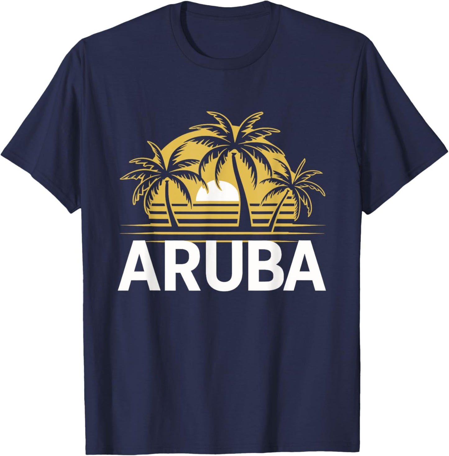 Aruba Caribbean Island T-Shirt - T-Shirt | Navy