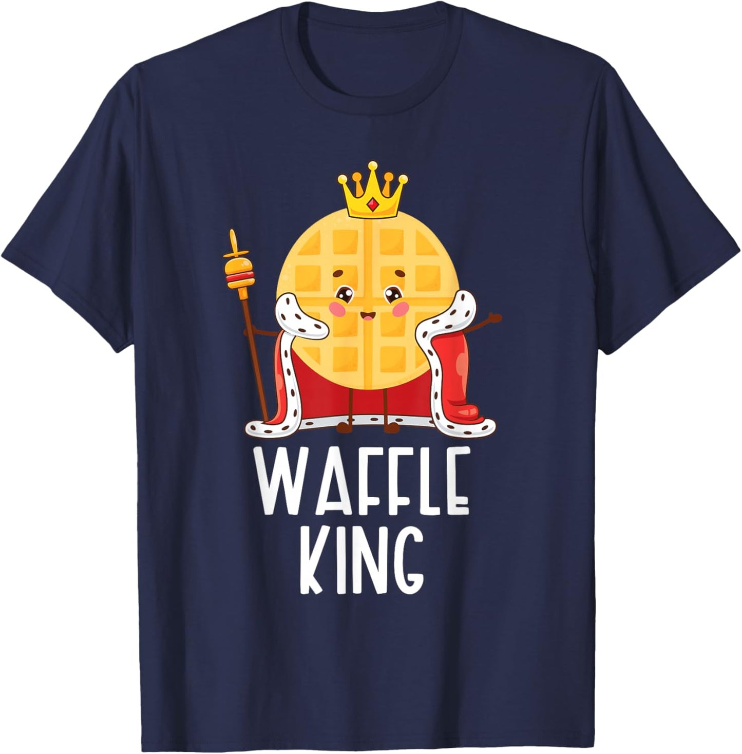 Waffle King T-Shirt - T-Shirt | Navy
