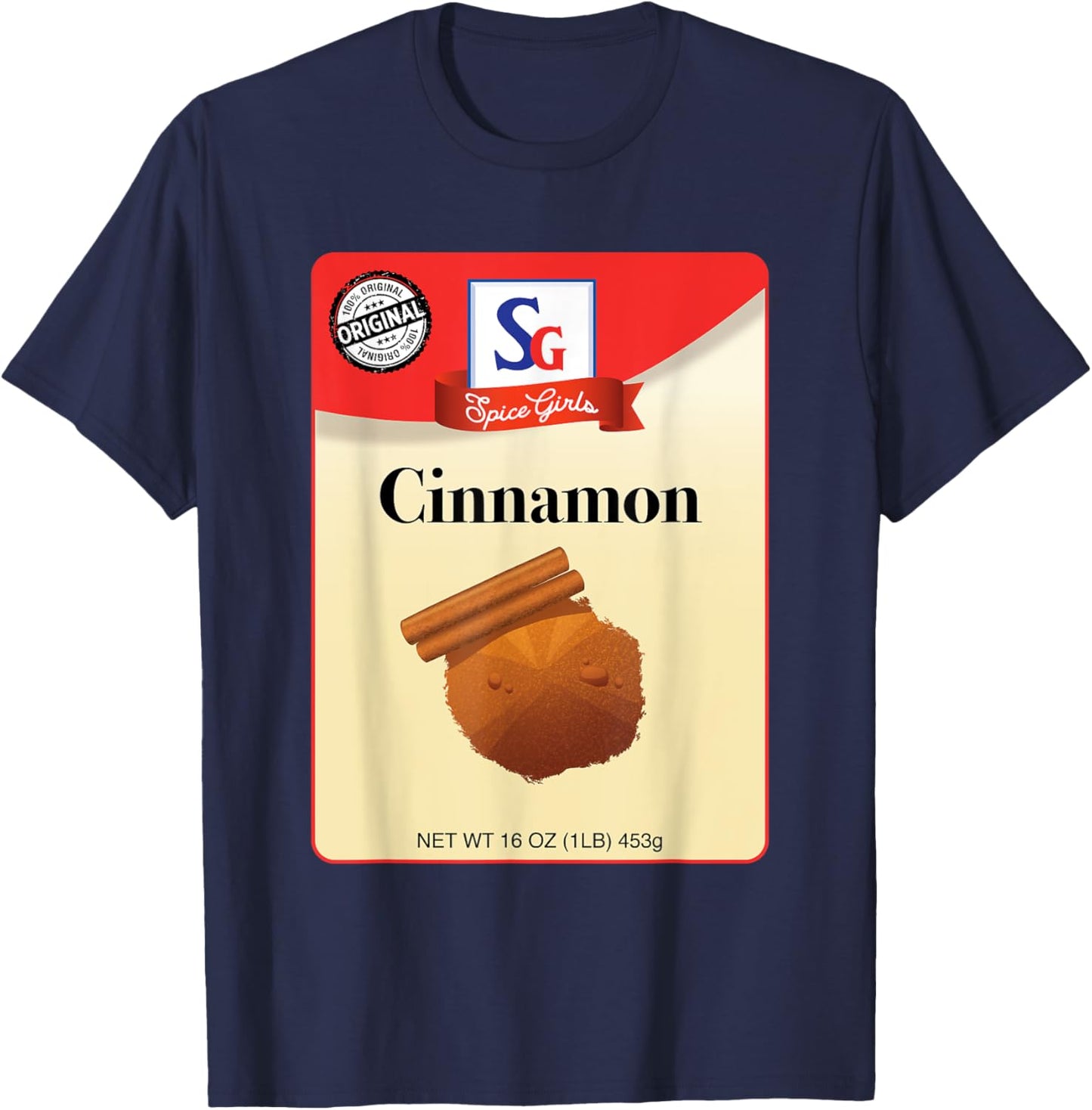 Spice Halloween Costume - Cinnamon - Group, Girls, Women T-Shirt - T-Shirt | Navy