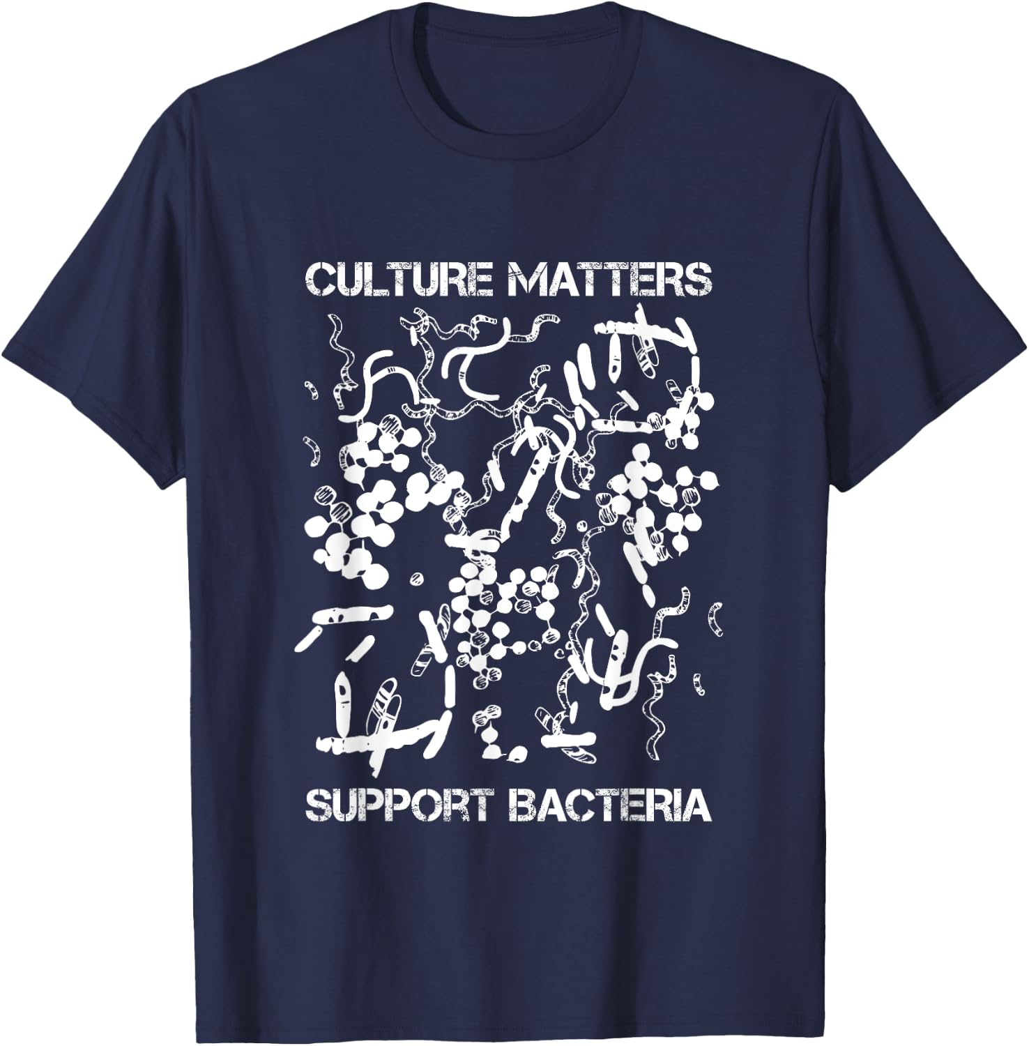 Microbiome Gut Health T-Shirt - T-Shirt | Navy