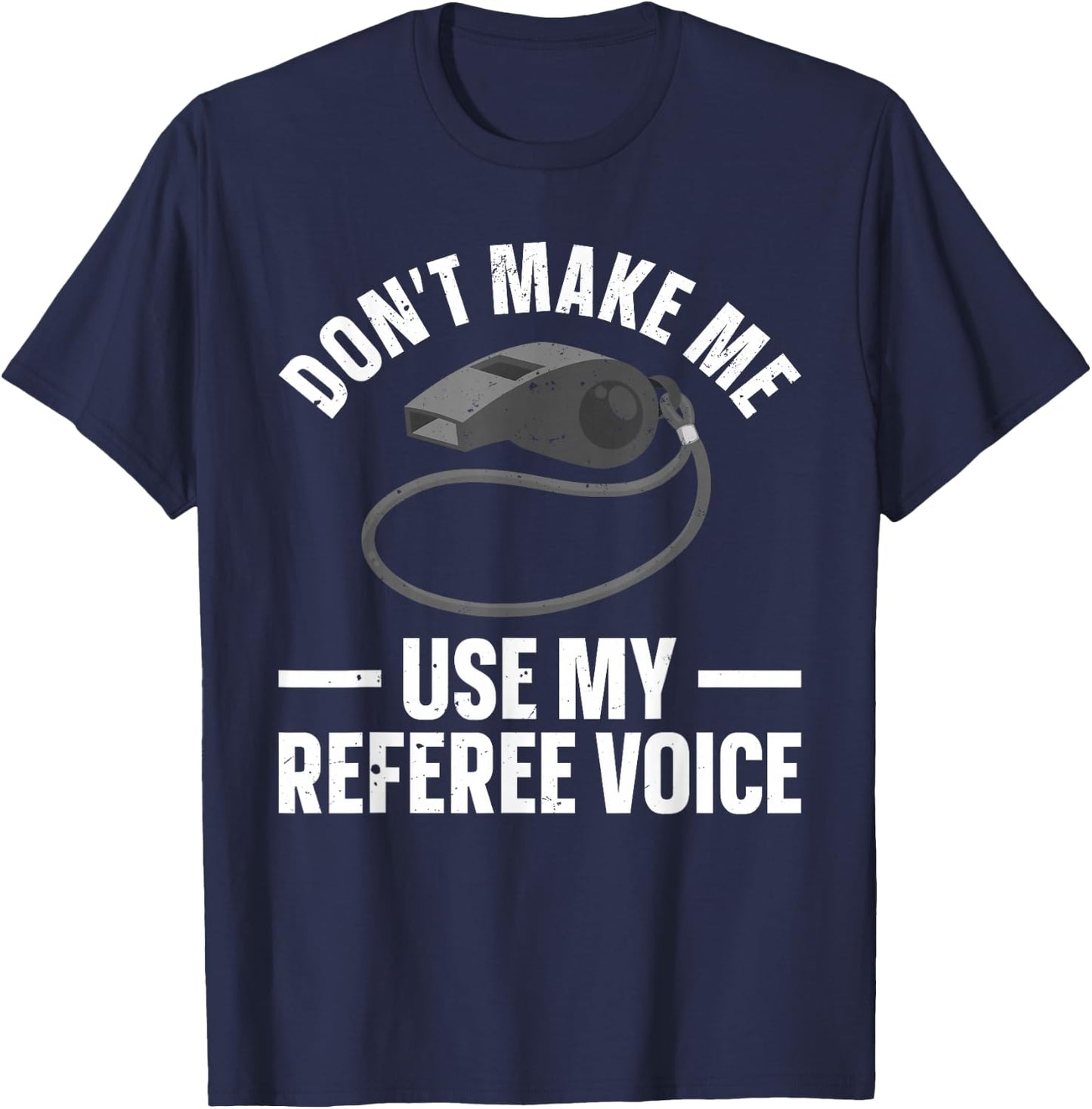 Funny Referee Art Women Sports Ref Official Referee T-Shirt - T-Shirt | Navy