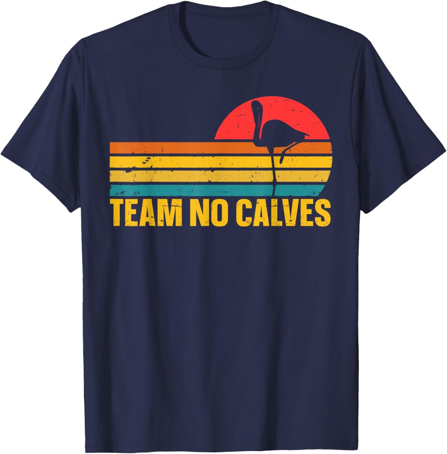 Team No Calves T-Shirt - T-Shirt | Navy