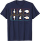 Quacks Up Charm Top Down Strange Bottom Funny Design T-Shirt - T-Shirt | Navy