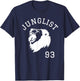 Junglist Massive Drum and Bass Lion T-Shirt - T-Shirt | Navy