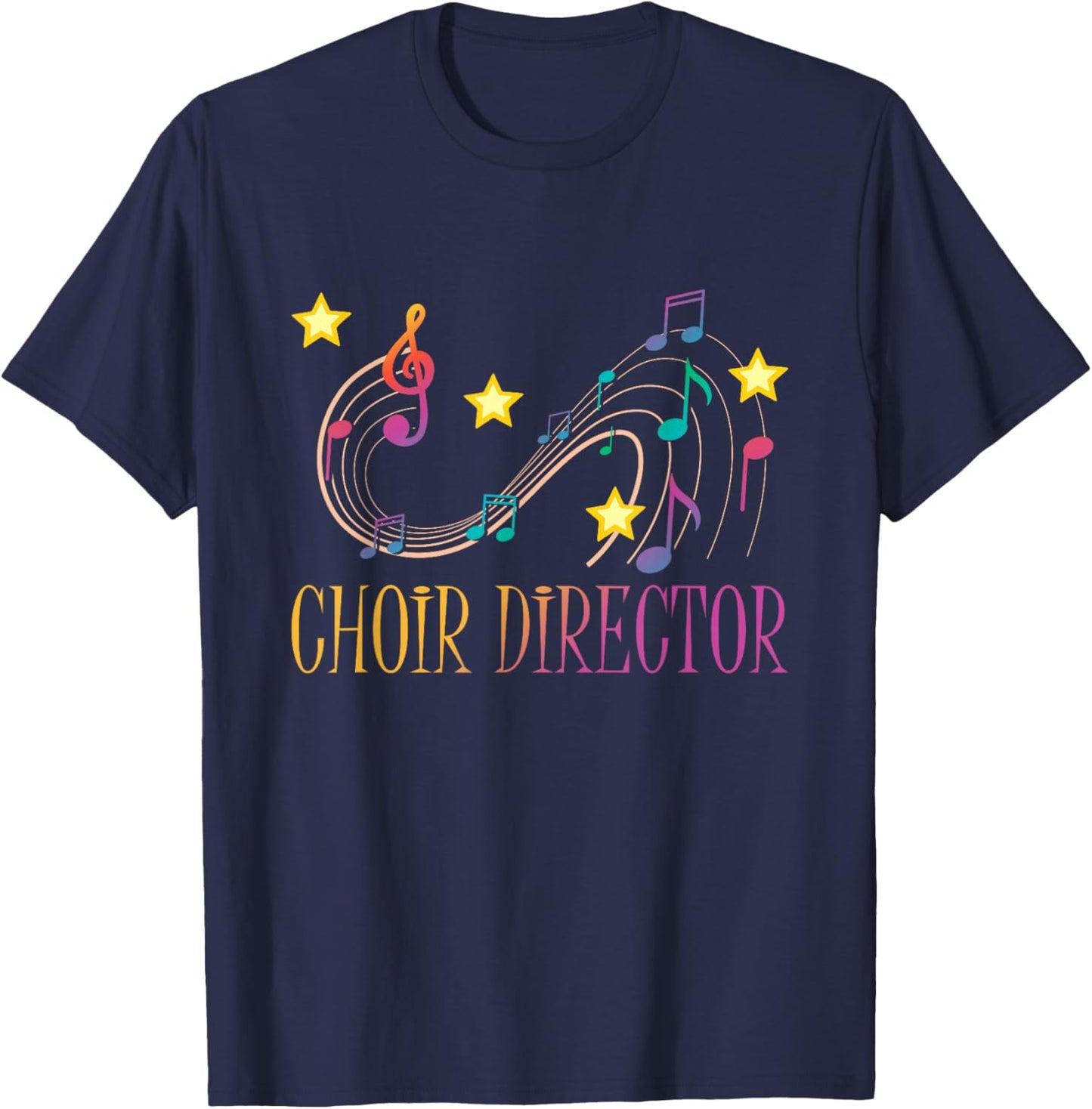 Choir Director Music Choral Teacher Gift T-Shirt - T-Shirt | Navy