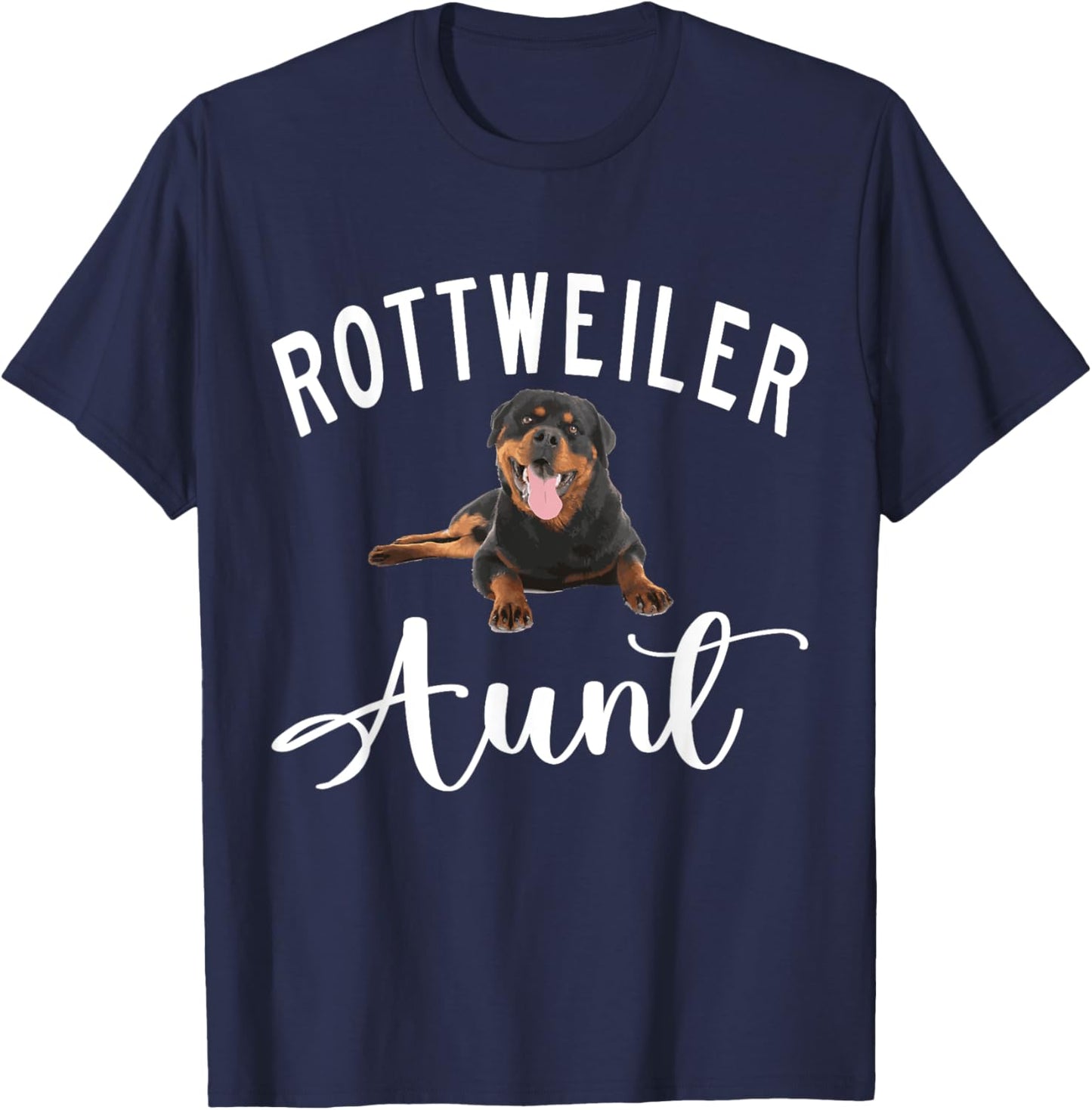Rottweiler Aunt T-Shirt - T-Shirt | Navy
