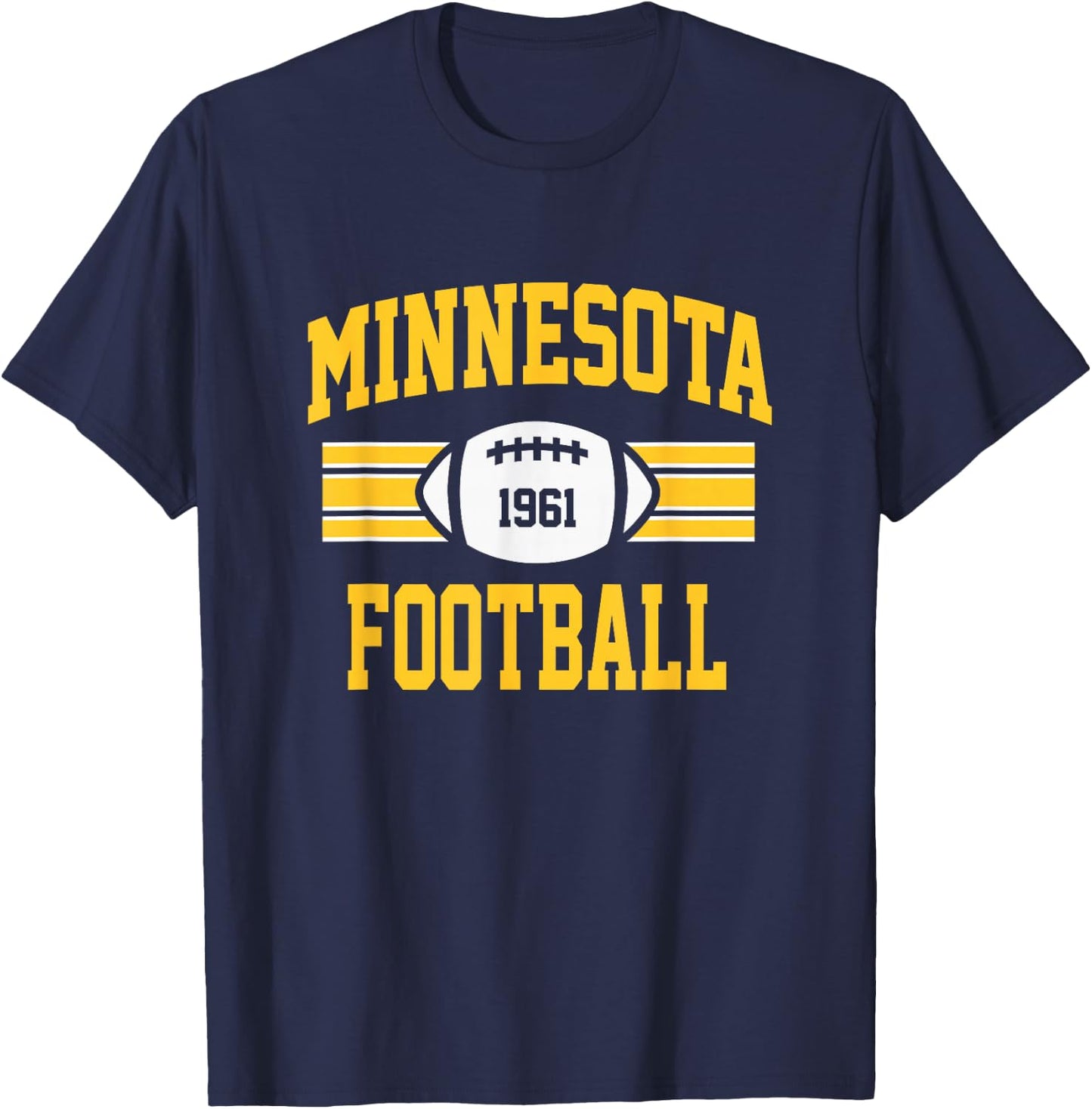 Minnesota Football Athletic Vintage Sports Team Fan Gift T-Shirt - T-Shirt | Navy