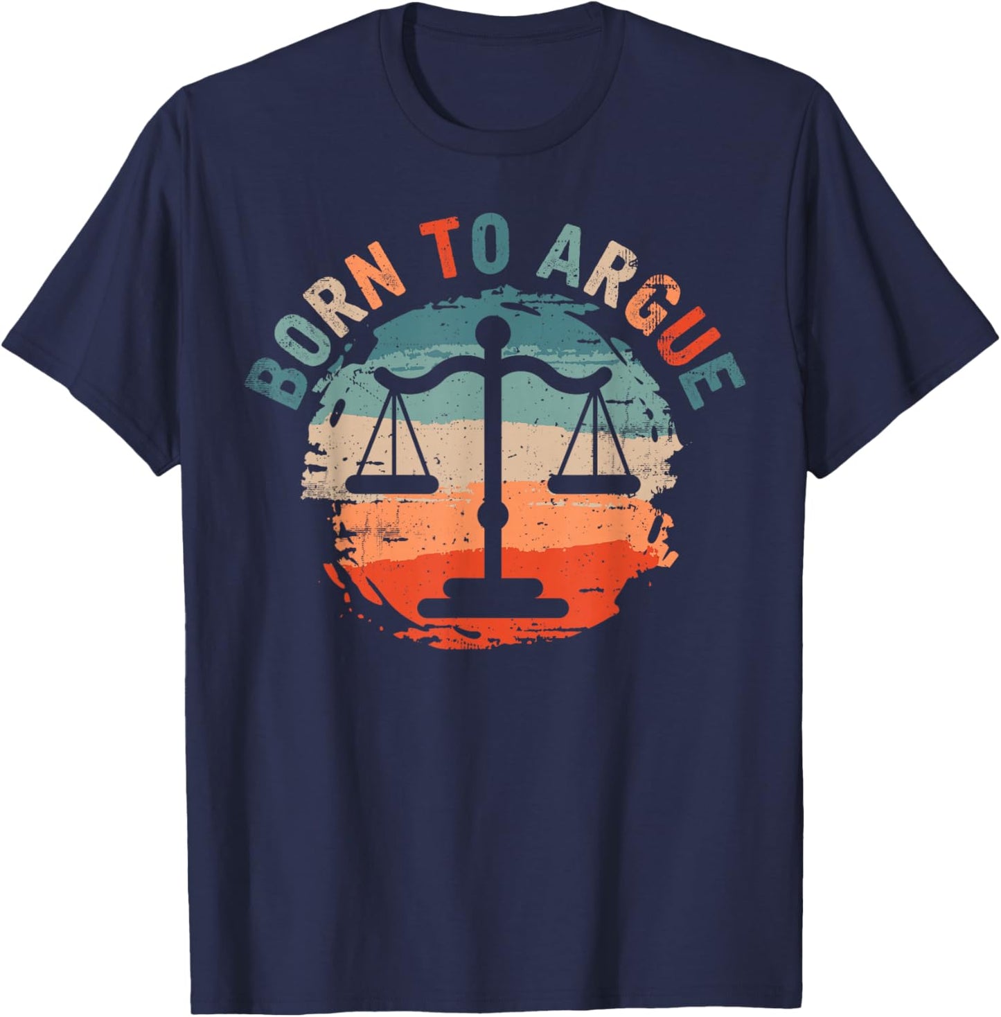 Born To Argue T-Shirt - T-Shirt | Navy