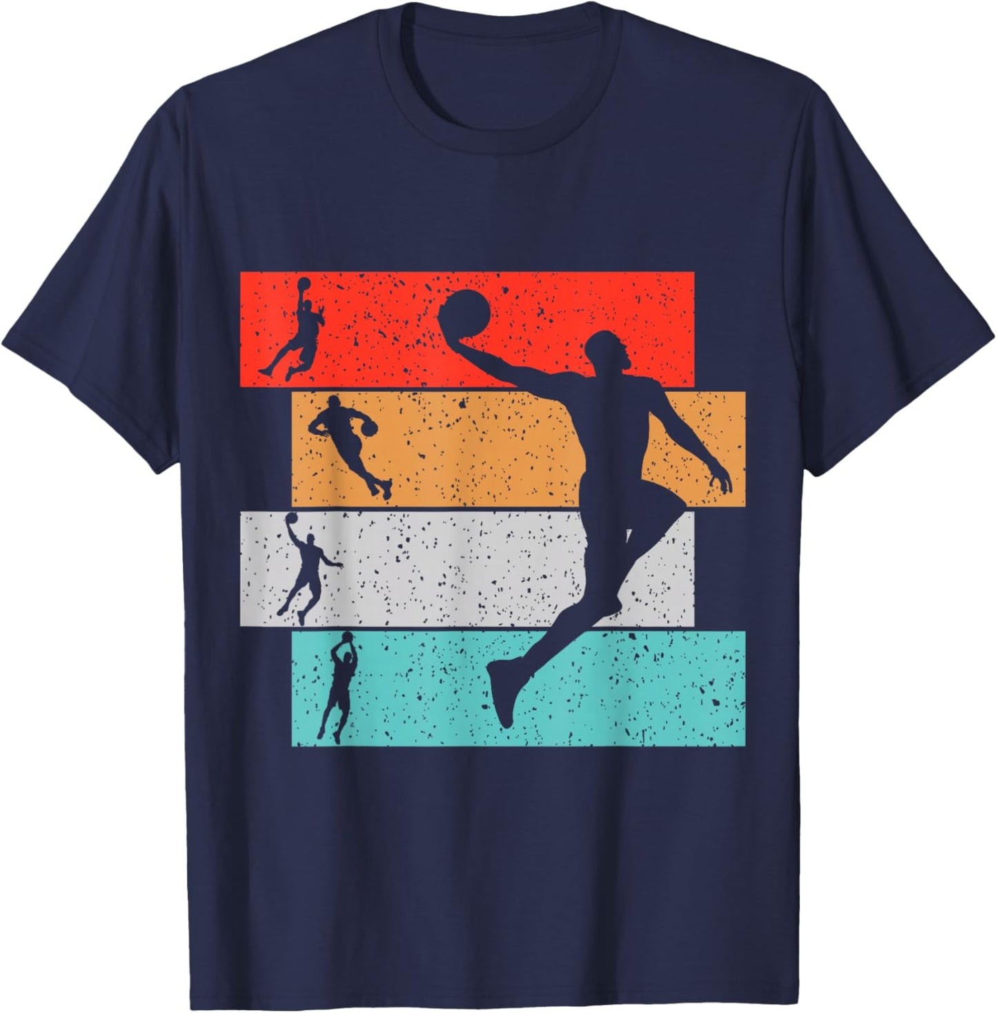 Basketballer Basketball Jungen Kinder Herren T-Shirt - T-Shirt | Navy