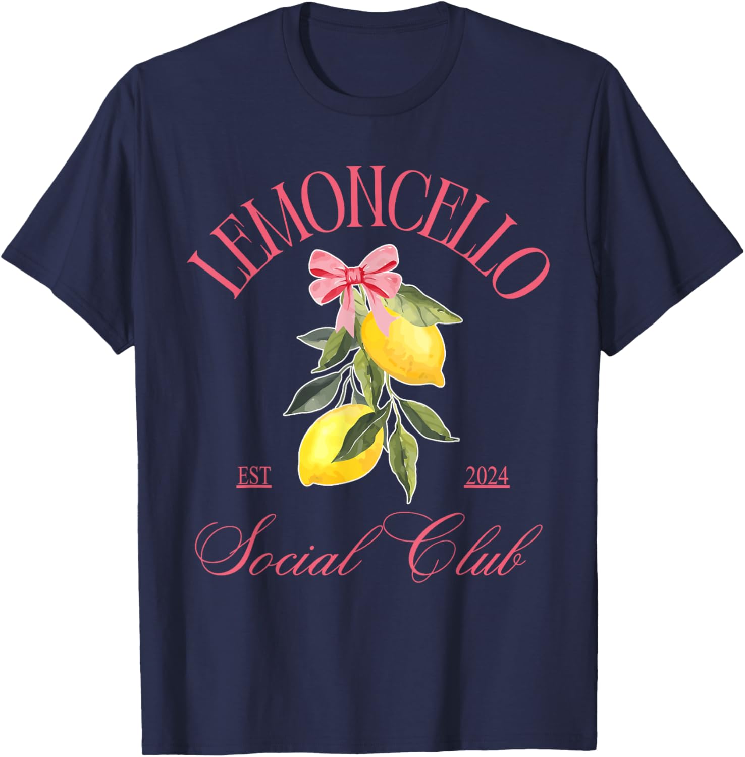 Lemoncello Social Club Apparel T-Shirt - T-Shirt | Navy