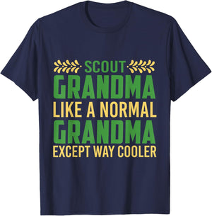 Funny Scouting Quote Scout Grandma Gift Camping & Hiking T-Shirt - T-Shirt | Navy