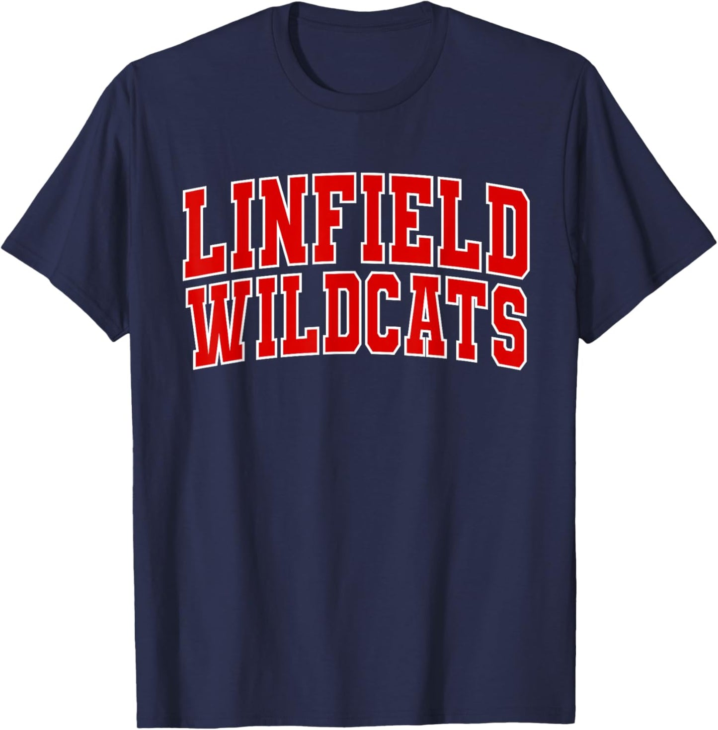Linfield University Wildcats Apparel Sports Fan T-Shirt - T-Shirt | Navy