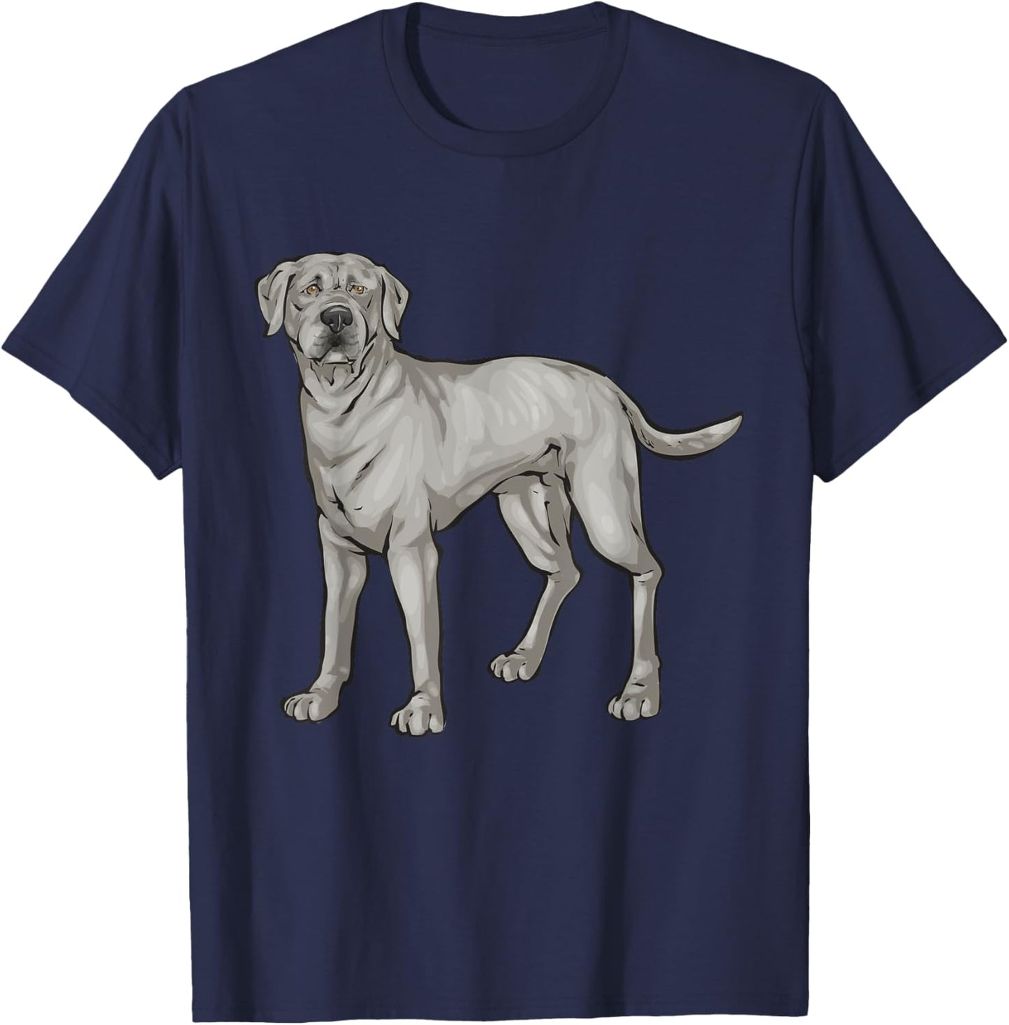 Silver Lab Silver Labrador Retriever T-Shirt - T-Shirt | Navy