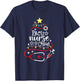 Merry Christmas Perianesthesia Nursing Gift PACU Nurse Crew T-Shirt - T-Shirt | Navy
