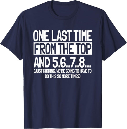 Choreographer Dance Instructor Choreography From The Top T-Shirt - T-Shirt | Navy