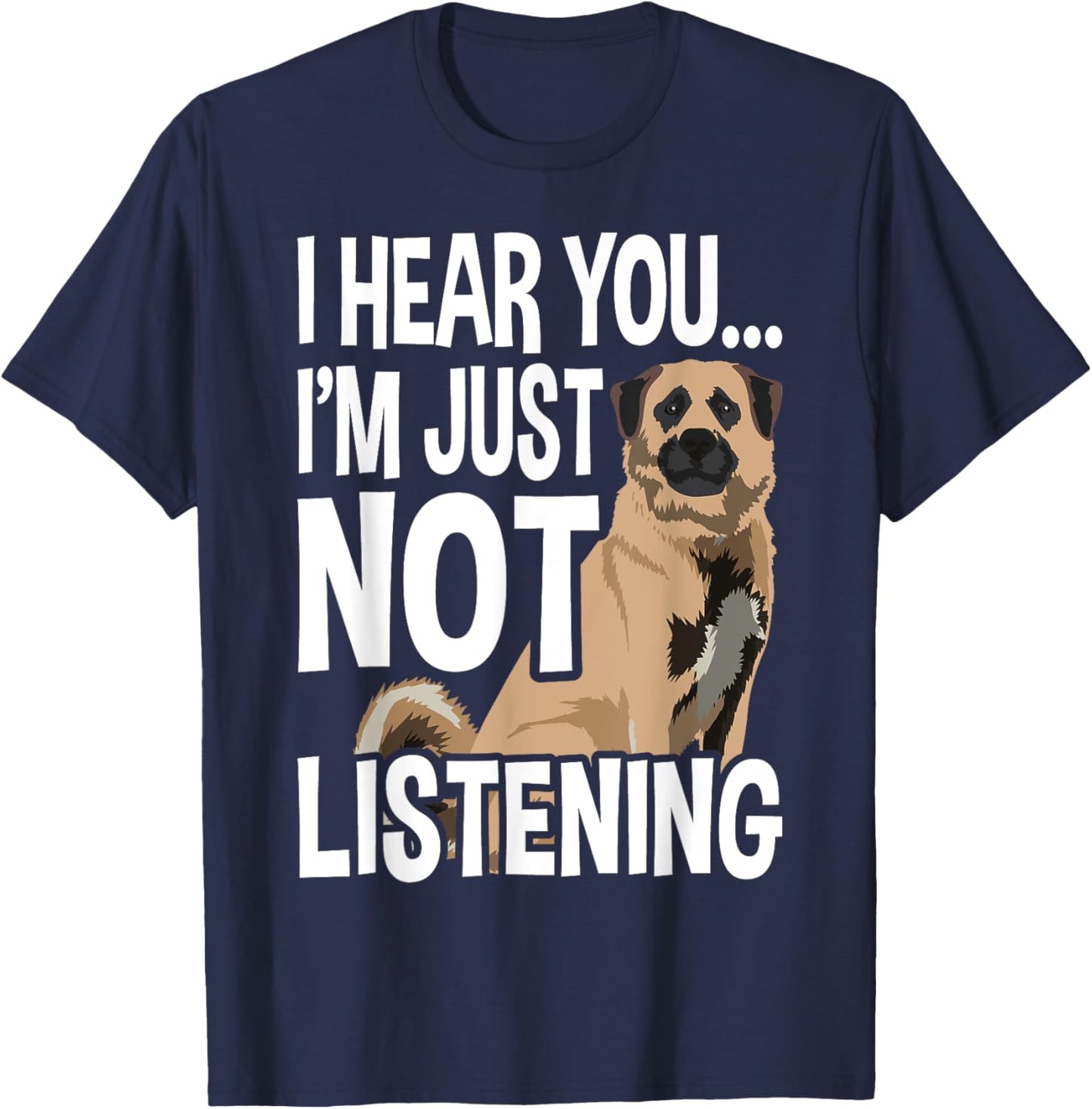 Anatolian Shepherd Dog - Anatolian Shepherd Women Girls Kids T-Shirt - T-Shirt | Navy