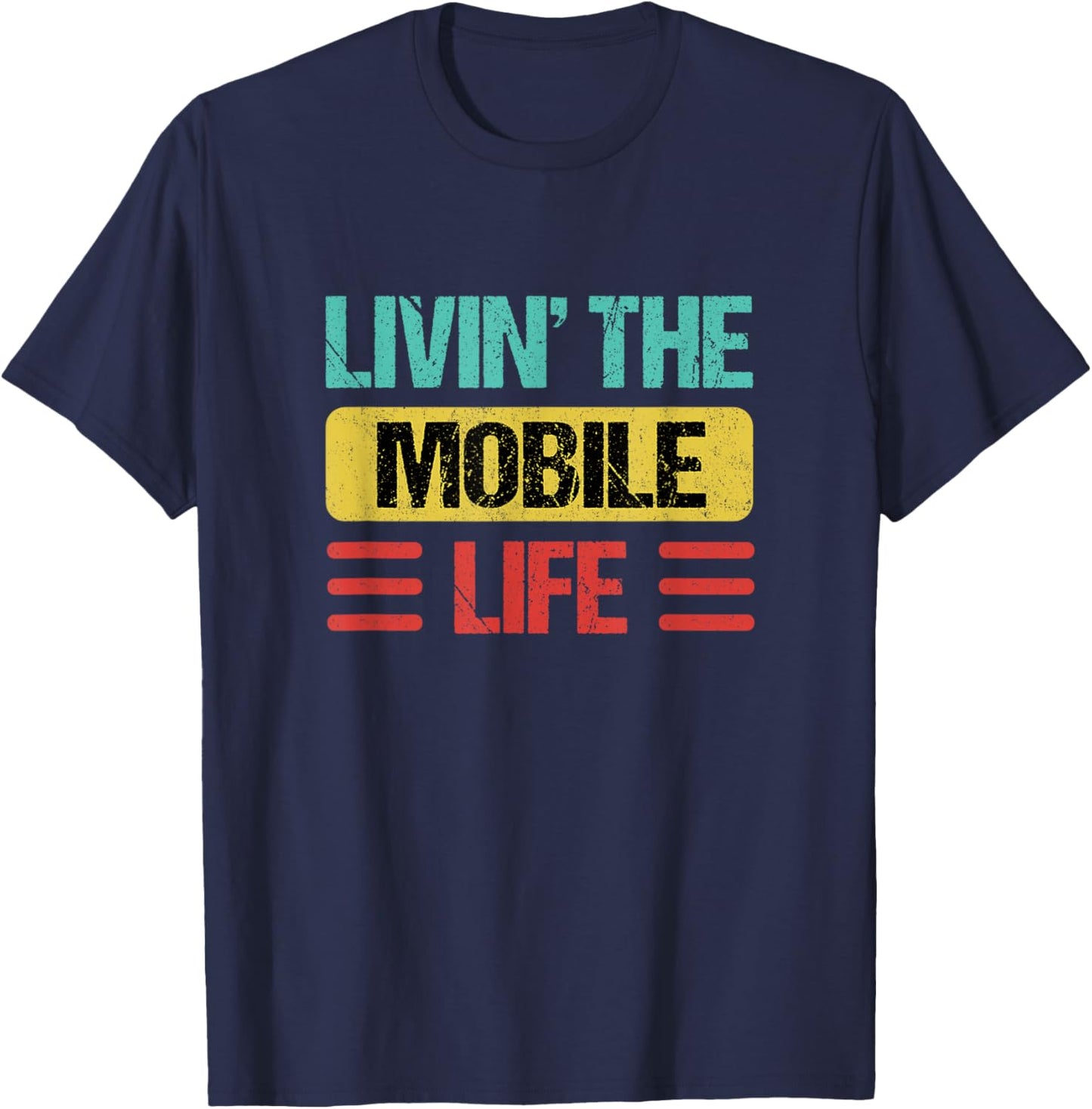 Mobile T-Shirt - T-Shirt | Navy
