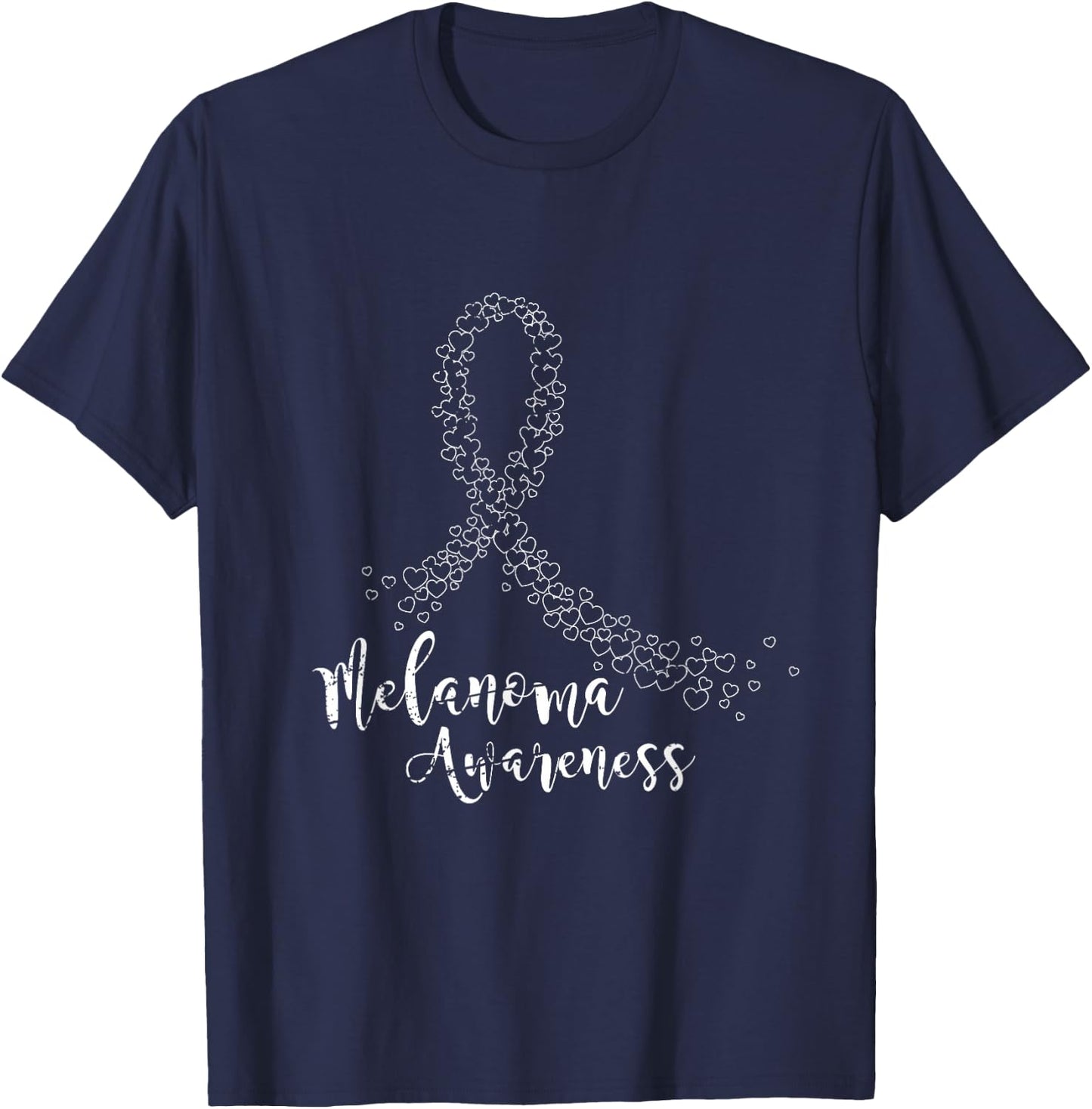 Melanoma Awareness Skin Cancer Awareness T-Shirt - T-Shirt | Navy