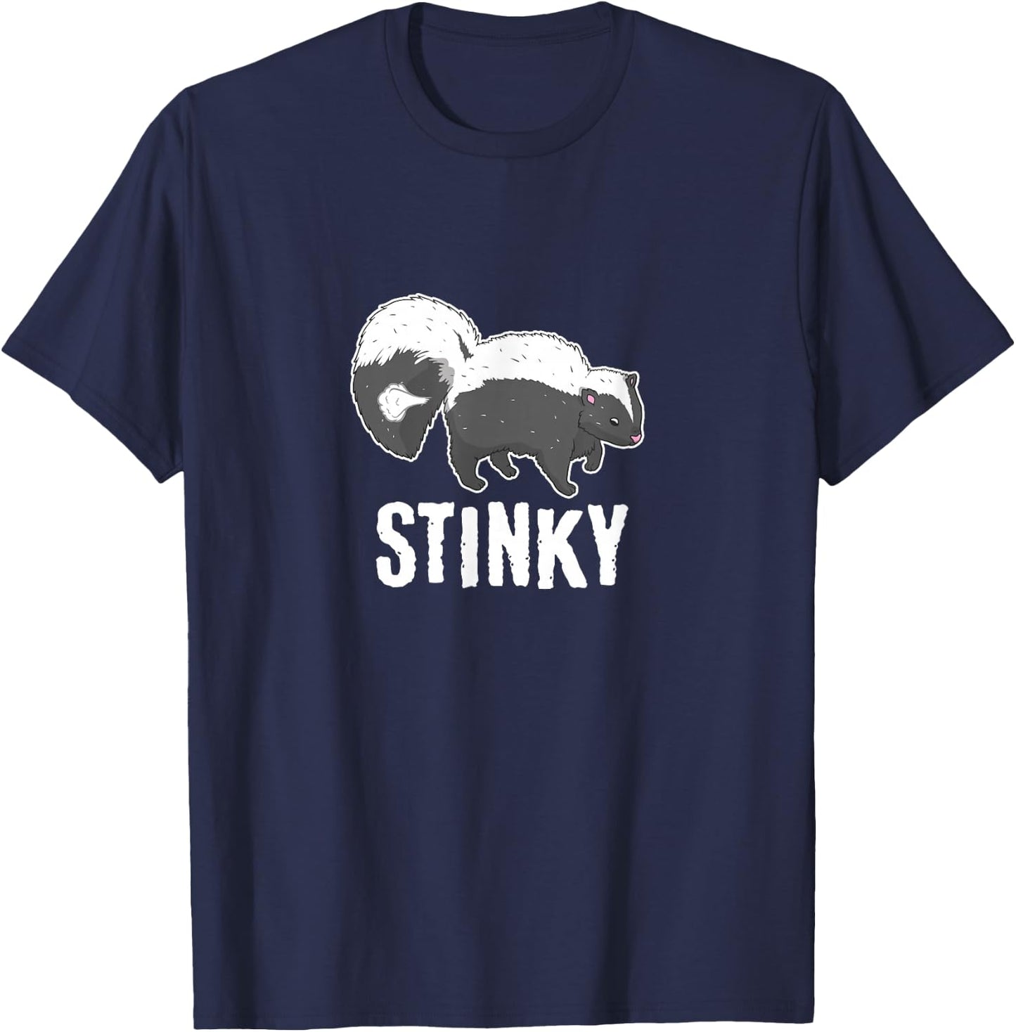 Stinky Skunk Smell Polecat Mammal Animal Lover Kids T-Shirt - T-Shirt | Navy