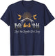 Dibble Dabble Designs Holidays Christian Nativity - And the Angels Did Sing -Adults Kids Black Short Sleeve T-Shirt - T-Shirt | Navy