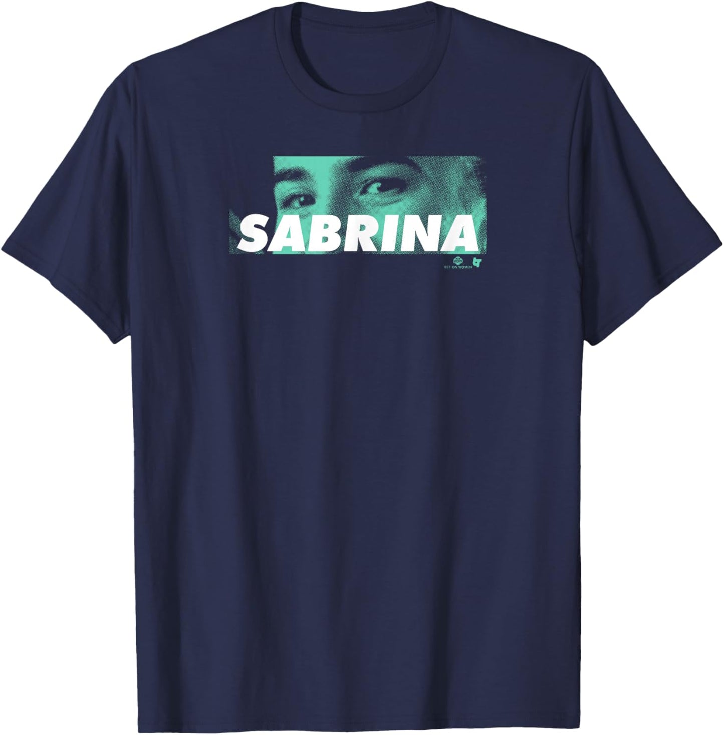 Sabrina Ionescu - Sabrina Eyes - New York Basketball T-Shirt - T-Shirt | Navy