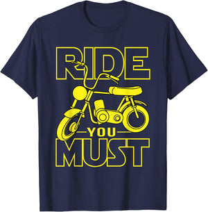 Minibike Mini Motorbike Funny Pocket Bike T-Shirt - T-Shirt | Navy