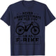 Ebike Bicycle E-Bike Mountain Bikers T-Shirt - T-Shirt | Navy