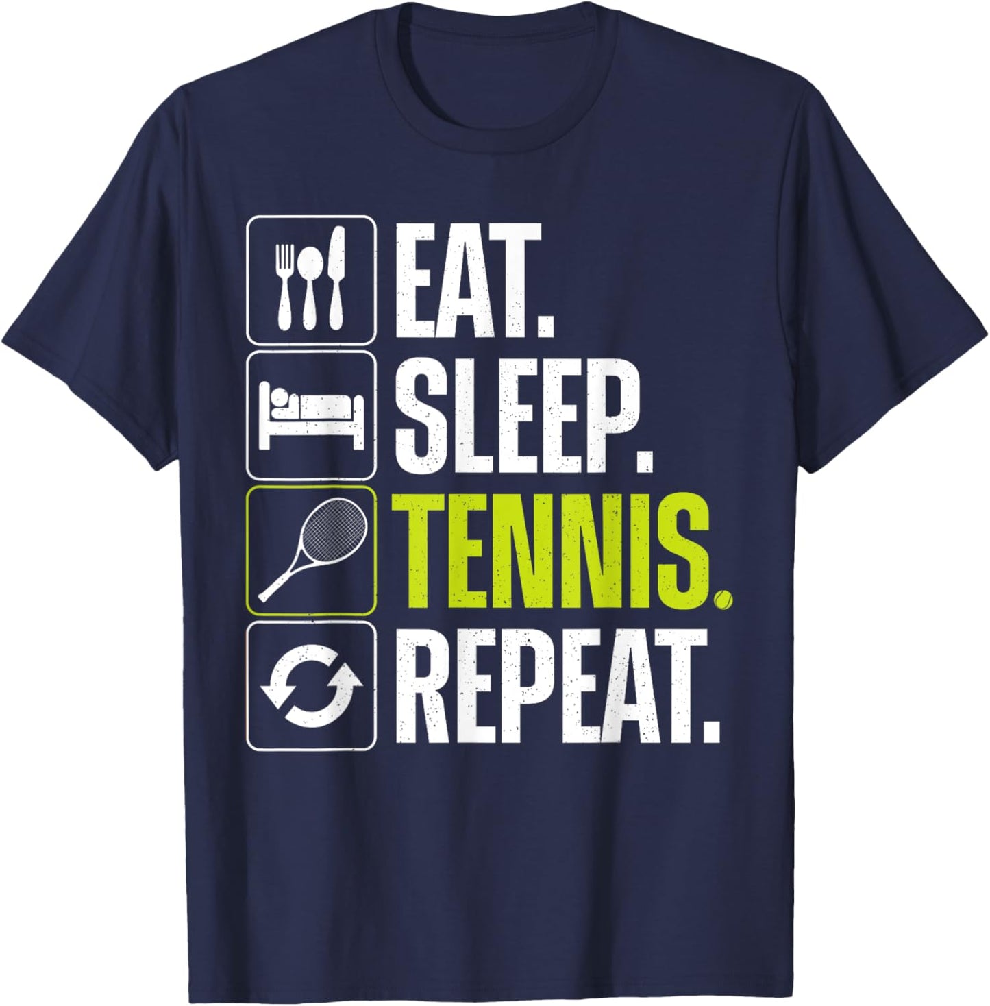Cute Tennis Novelty Women Tennis Lover Tennis Player T-Shirt - T-Shirt | Navy