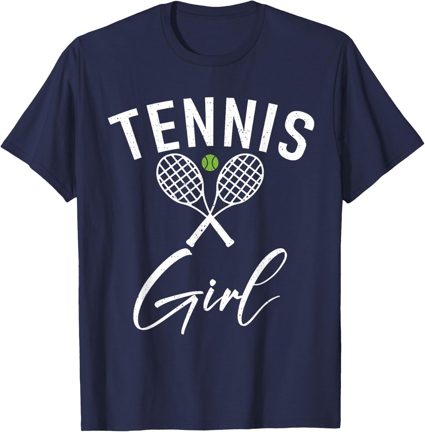 Tennis Girl T-Shirt - T-Shirt | Navy