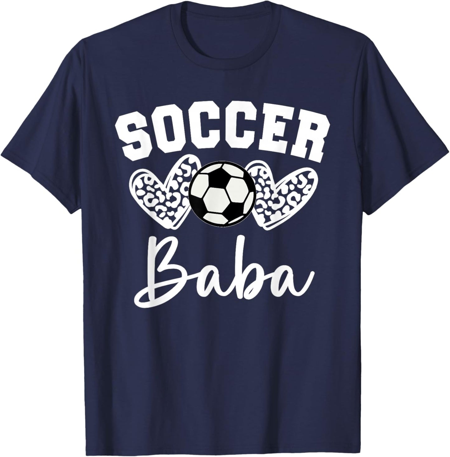 Soccer Baba Matching Family Soccer T-Shirt - T-Shirt | Navy