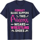 Forget Glass Slippers this Princess wears Wrestling Shoes T-Shirt - T-Shirt | Navy