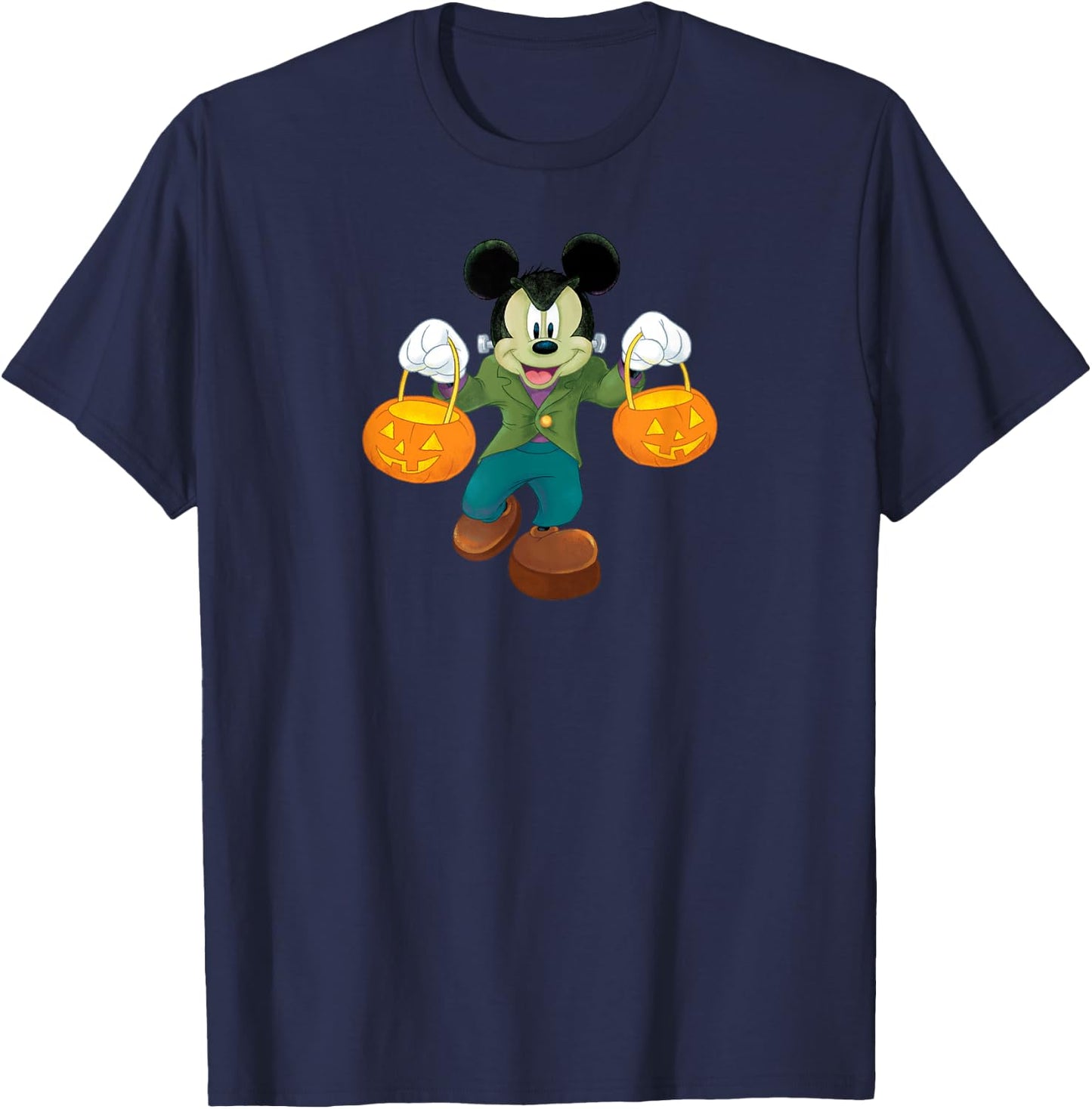 Disney Halloween Mickey Mouse Frankenstein T-Shirt - T-Shirt | Navy